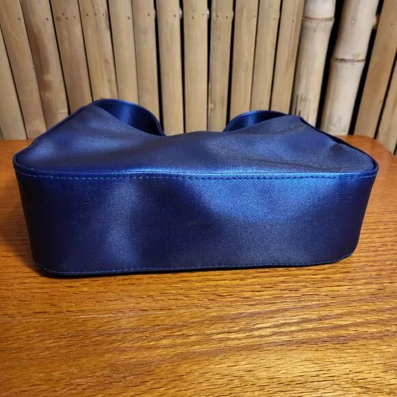 Avon Y2K Rare Sapphires Shimmering Evening Bag Royal Blue - Picture 3 of 7